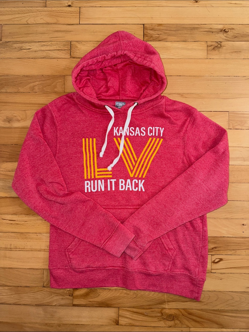 J. America Kansas City LV 'Run It Back' Pink Hooded Sweatshirt